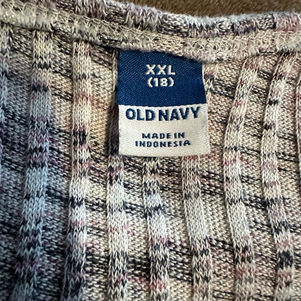 Old Navy Multicolor Ribbed Top - Picture 2 of 7